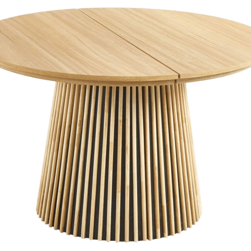 MESA COMEDOR REDONDA EXTENSIBLE KEANU