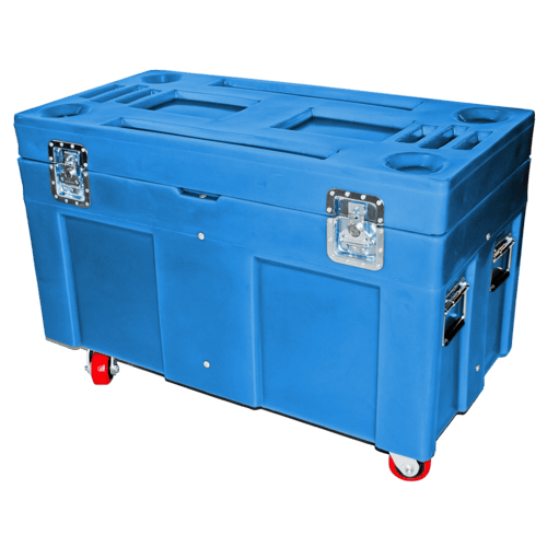 RC-4524-H4, Road Case, 8 Bushel, 45" x 22.5" x 31"