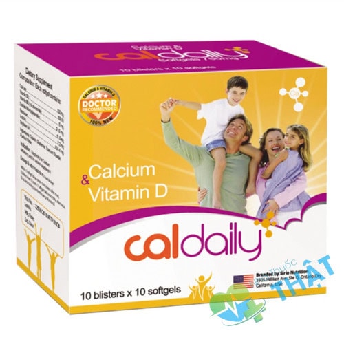 Caldaily - Bổ sung calci và vitamin D3 giúp xương chắc khoẻ