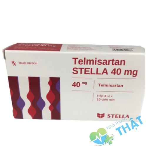 Telmisartan 40Mg Stella - Điều trị, phòng ngừa bệnh tim mạch