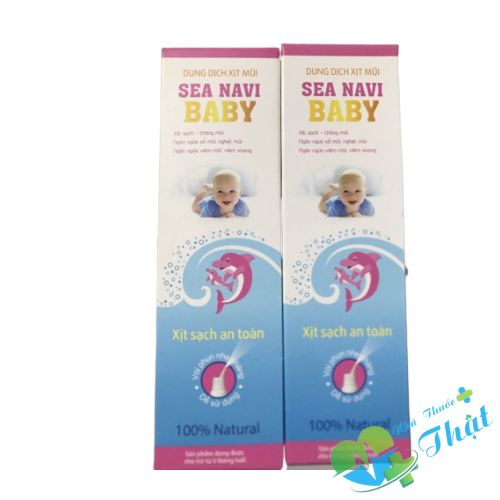 Sea Navi Baby Lọ 70 ml - Ngăn Ngừa Sổ Mũi, Nghẹt Mũi, Viêm Mũi Sea Navi Baby Lọ 70 ml - Ngăn Ngừa Sổ Mũi, Nghẹt Mũi, Viêm Mũi