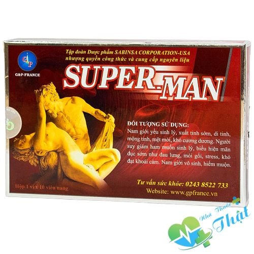 Super Man Hộp 1 Vỉ - Tăng Cường Sinh Lý
