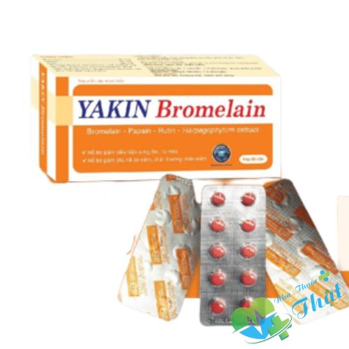 Yakin Bromelain Hộp 5 Vỉ - Giảm Sưng Đau Tụ Máu