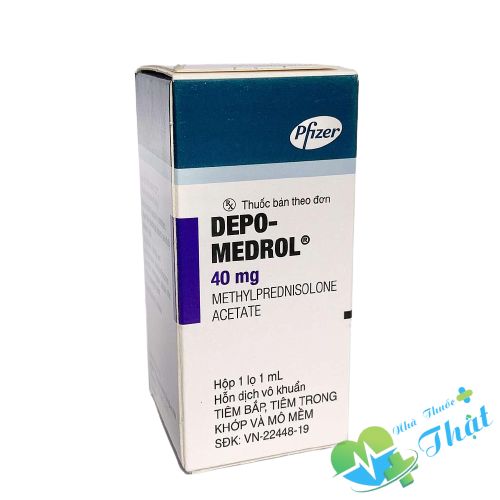 Depo Medrol 40mg Lọ 1 ml - Chống Viêm, Ức Chế Miễn Dịch