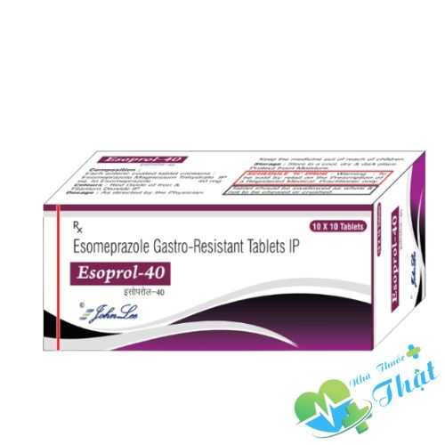 Esoprol-40 Hộp 10 Vỉ - Điều Trị Trào Ngược Dạ Dày