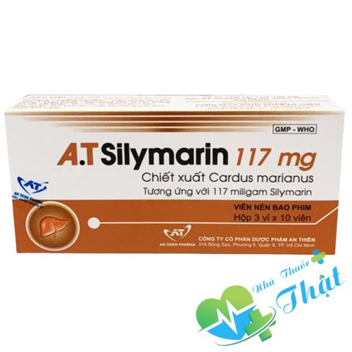 AT Silymarin 117mg Hộp 30 Viên - Trị Bệnh Gan
