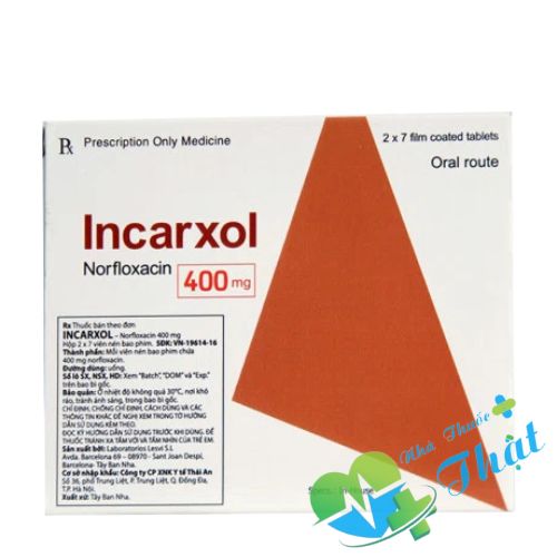 Incarxol Hộp 14 Viên - Điều Trị Nhiễm Khuẩn Đường Tiết Niệu Incarxol Hộp 14 Viên - Điều Trị Nhiễm Khuẩn Đường Tiết Niệu