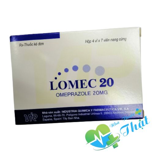 Lomec 20 Hộp 28 Viên - Điều Trị Loét Dạ Dày, Tá Tràng