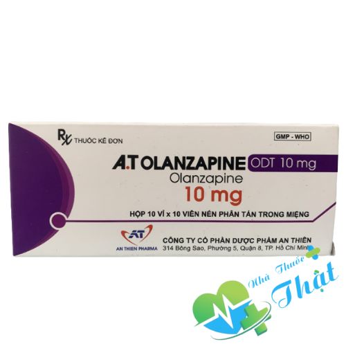 AT Olanzapine Hộp 100 Viên - Điều Trị Tâm Thần Phân Liệt AT Olanzapine Hộp 100 Viên - Điều Trị Tâm Thần Phân Liệt