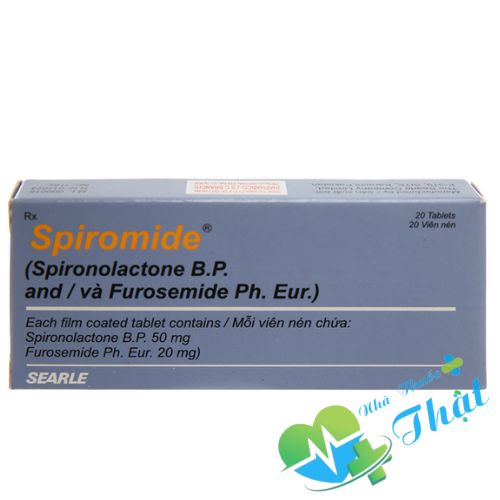 Spiromide Hộp 20 Viên - Giảm Phù, Lợi Tiểu Spiromide Hộp 20 Viên - Giảm Phù, Lợi Tiểu