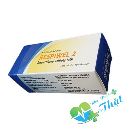 Respiwel 2 Hộp 100 Viên - Điều Trị Tâm Thần Phân Liệt, Trầm Cảm