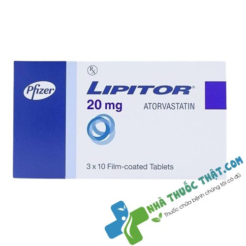 Lipitor 20mg Hộp 30 Viên - Điều Trị Tăng Colesteron Máu
