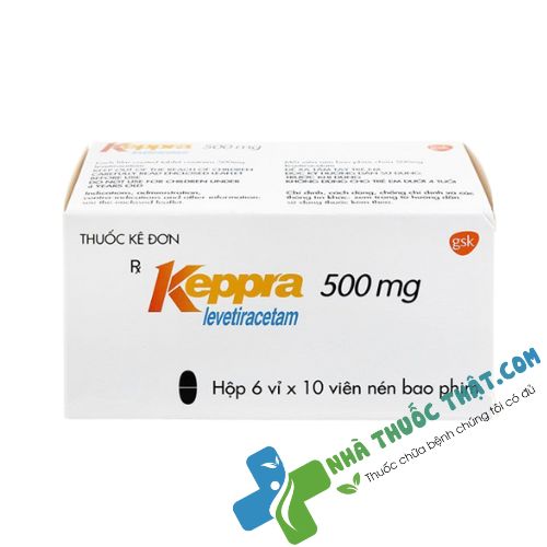 Keppa 500mg Hộp 60 Viên - Trị Động Kinh