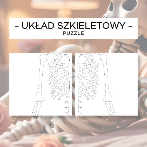 Układ szkieletowy człowieka - puzzle