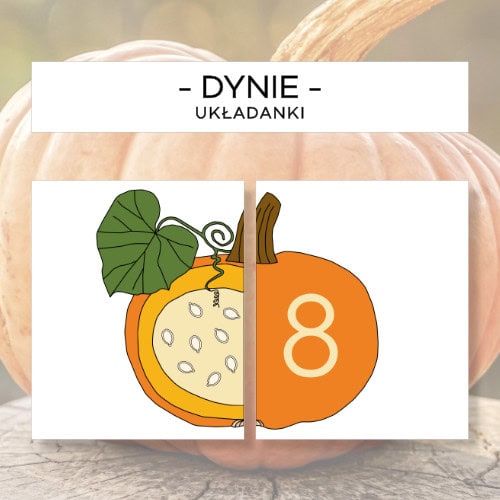 Dynie - puzzle 10 szt.