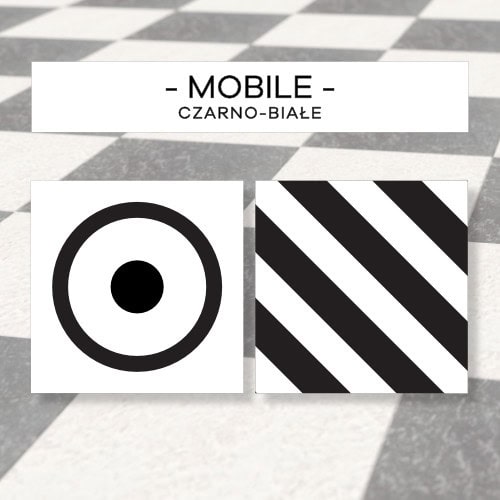 Mobile czarno-białe