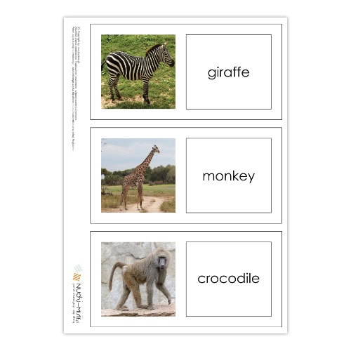 Animals - karty, domino, doble, układanki - materiał klasa 3 - obrazek 3