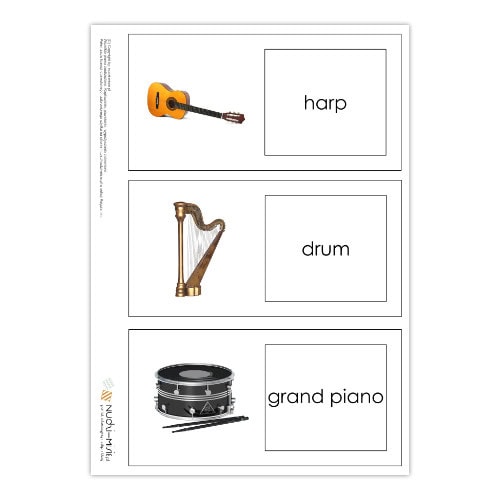 Instruments - karty, domino, bingo, układanki - materiał klasa 2 - obrazek 6