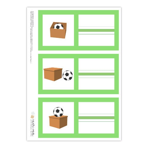Prepositions - karty, domino, memo, układanki - materiał klasa 2 - obrazek 6
