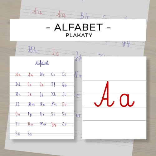 Alfabet - plakaty A4