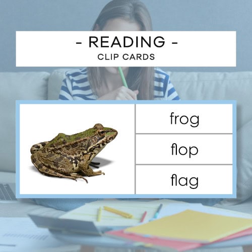 Reading - Blue Language Series 1 - clip cards