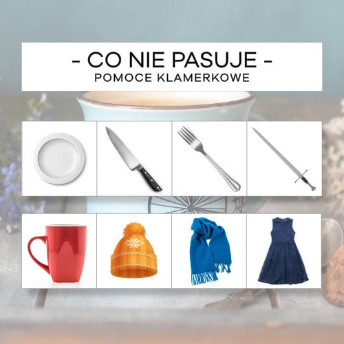 Co nie pasuje - pomoce klamerkowe