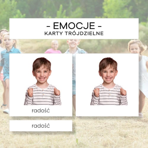 Emocje - karty trójdzielne 24 szt.
