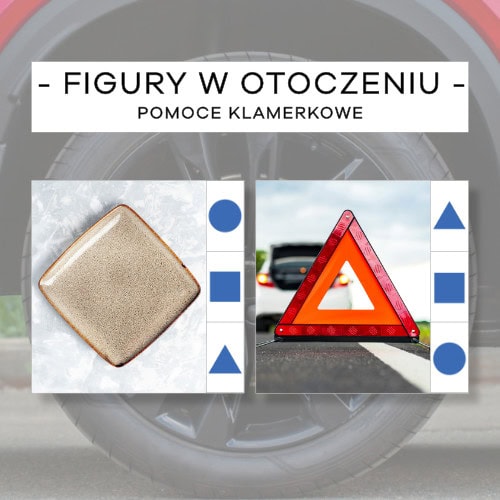 Figury w otoczeniu - pomoce klamerkowe