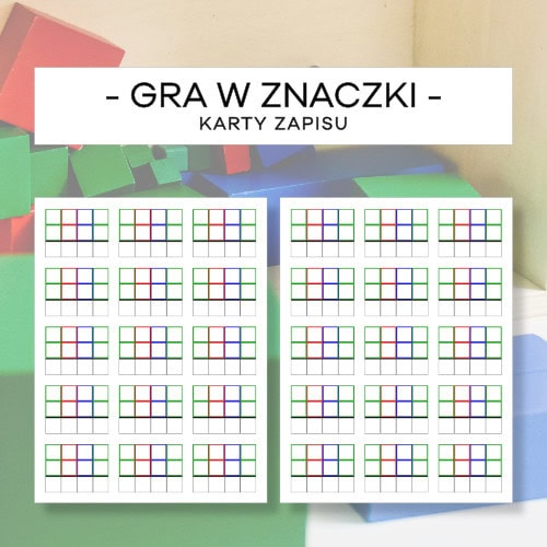 Gra w znaczki - karty zapisu