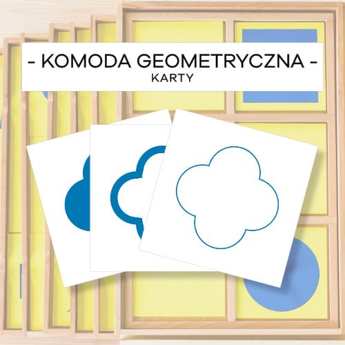 Komoda geometryczna - karty 99 szt.
