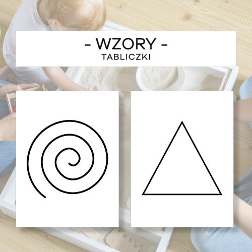 Wzory - tabliczki do pisania w piasku
