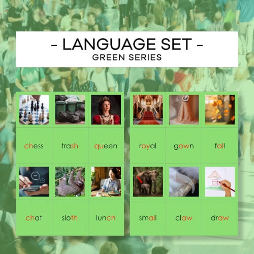 Green Language Series Set 3 - Zielony Materiał po angielsku