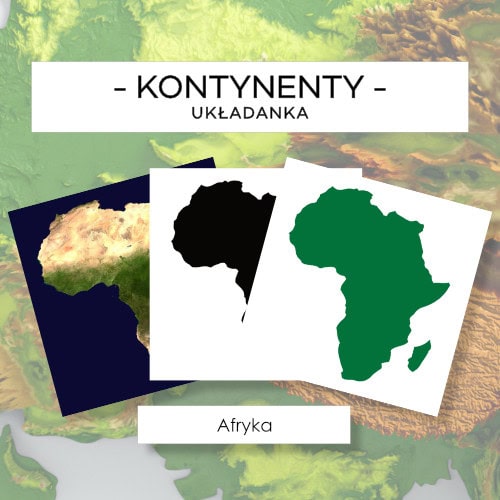 Kontynenty - układanka