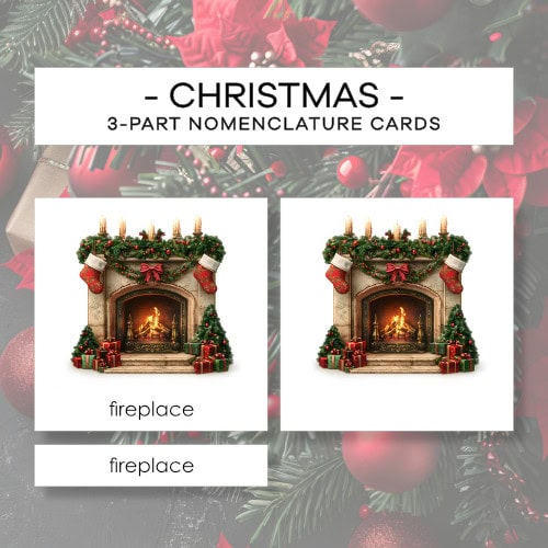 Christmas - karty trójdzielne 24 szt.