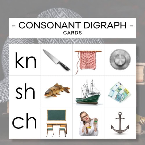 Consonant digraph – karty