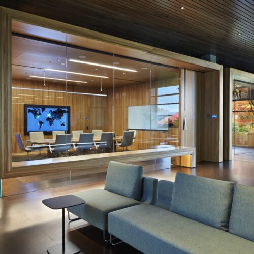 Microsoft Cybercrime Center. Redmond, Washington.
Image license: Olson Kundig Architects, Microsoft, Schuchart, Northwest Woodworks.
© Copyright 2013 Benjamin Benschneider All Rights Reserved. Usage may be arranged by contacting Benjamin Benschneider Photography. Email: bbenschneider@comcast.net or phone: 206-789-5973.
