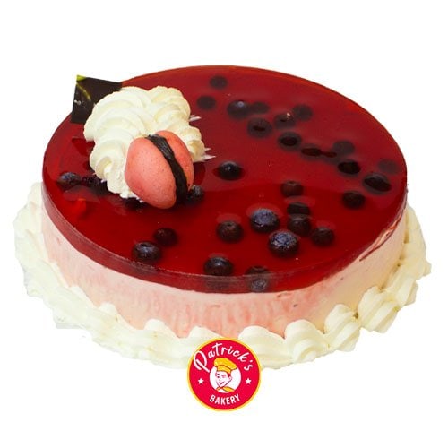 Torta Yogurt Frambuesa Arándanos Sin Azúcar