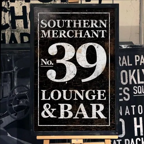 Cuadro "Lounge & Bar" Industrial Style