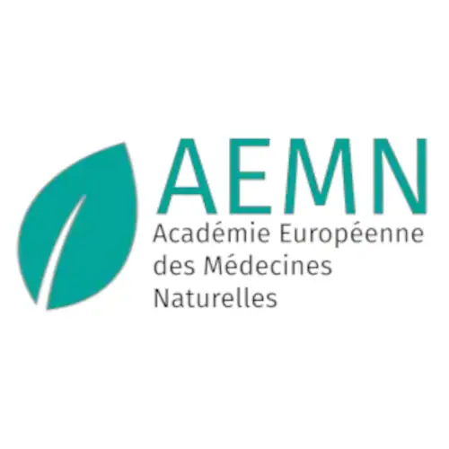 Logo officiel de l'AEMN (Académie Européenne de Médecine Naturelle), organisme de formation de Gilles Martin à Flers.