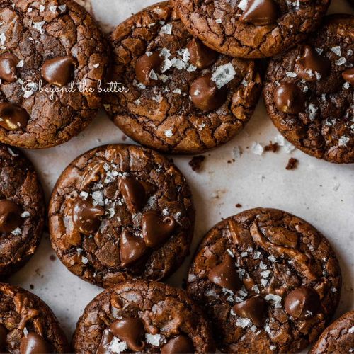 SALTED BROWNIE COOKIES