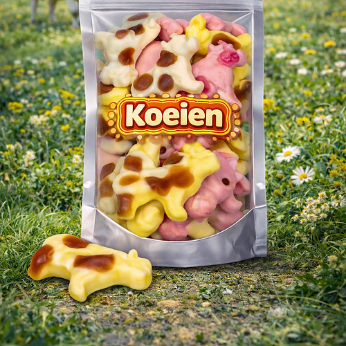 Trolli koeien snoep – zachte gummies in koe-vorm met fruitige smaak