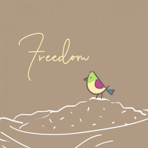audio poem on Freedom illustration Rajendrani