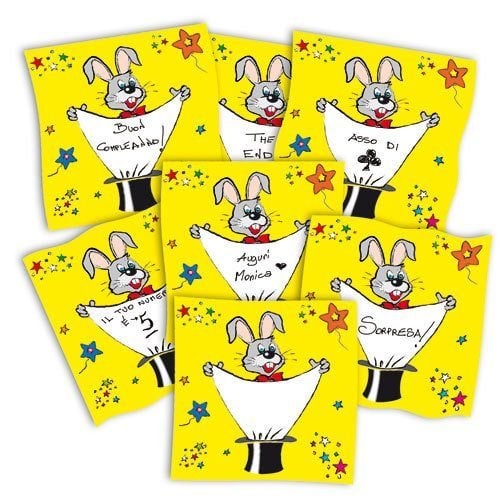 Pañuelo Mágico Conejo con final PERSONALIZABLE - 90cm