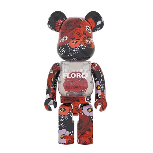 Bearbrick Flor@ "Red Flower"