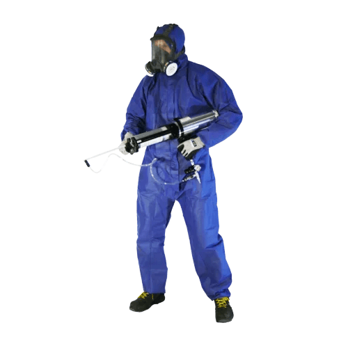 man holding a qwikliner applicator
