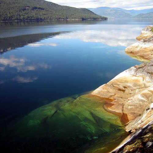 slocan lake from bannock point