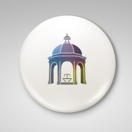 Beispiel Logo Dr. Seabert auf weißem Button