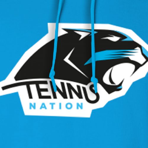 Logo auf Kapuzenpullover Tennis Nation Detail