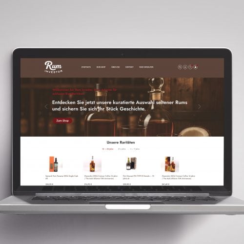 Startseite Screen Ruminvestor Onlineshop