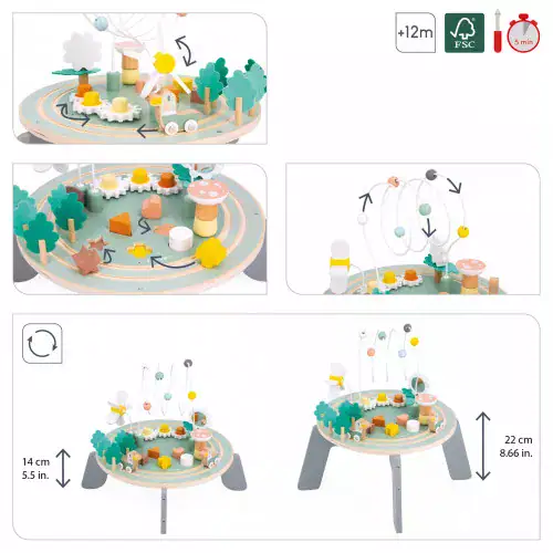 Janod-Table d'Activités Jardin Sweet Cocoon